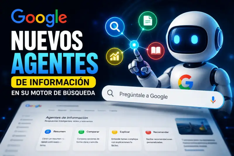 Google Lanza Nuevos Agentes de Información en su Motor de Búsqueda