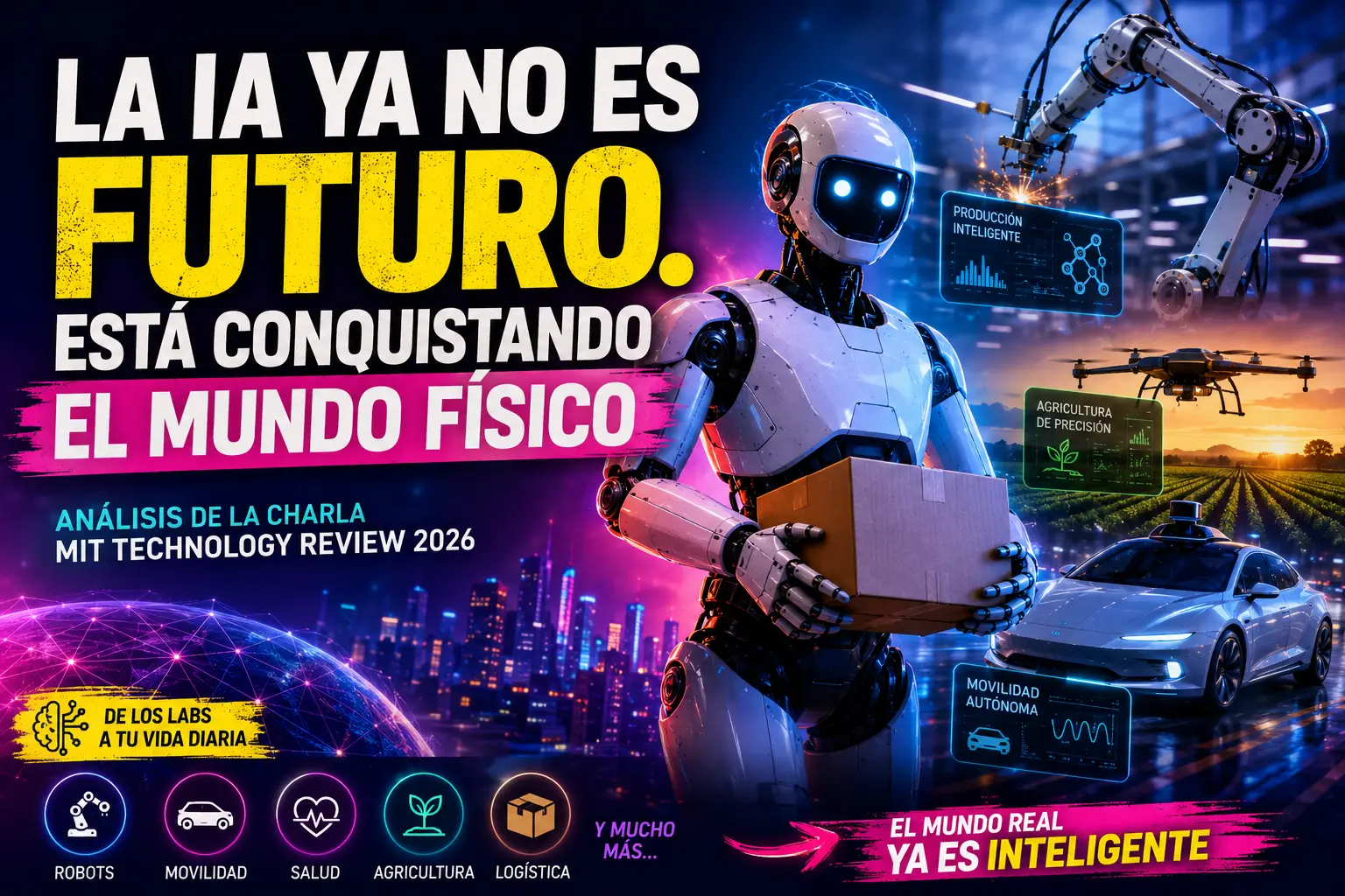 La IA en el mundo físico: Análisis de las tendencias clave de MIT Technology Review 2026